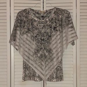 Black and White Pattern Shirt